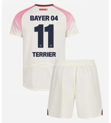 Bayer Leverkusen Martin Terrier #11 Bortaställ Barn 2025-26 Kortärmad (+ Korta byxor) Bayer Leverkusen Martin Terrier #11 Bortaställ Barn 2025-26 Kortärmad (+ Korta byxor)